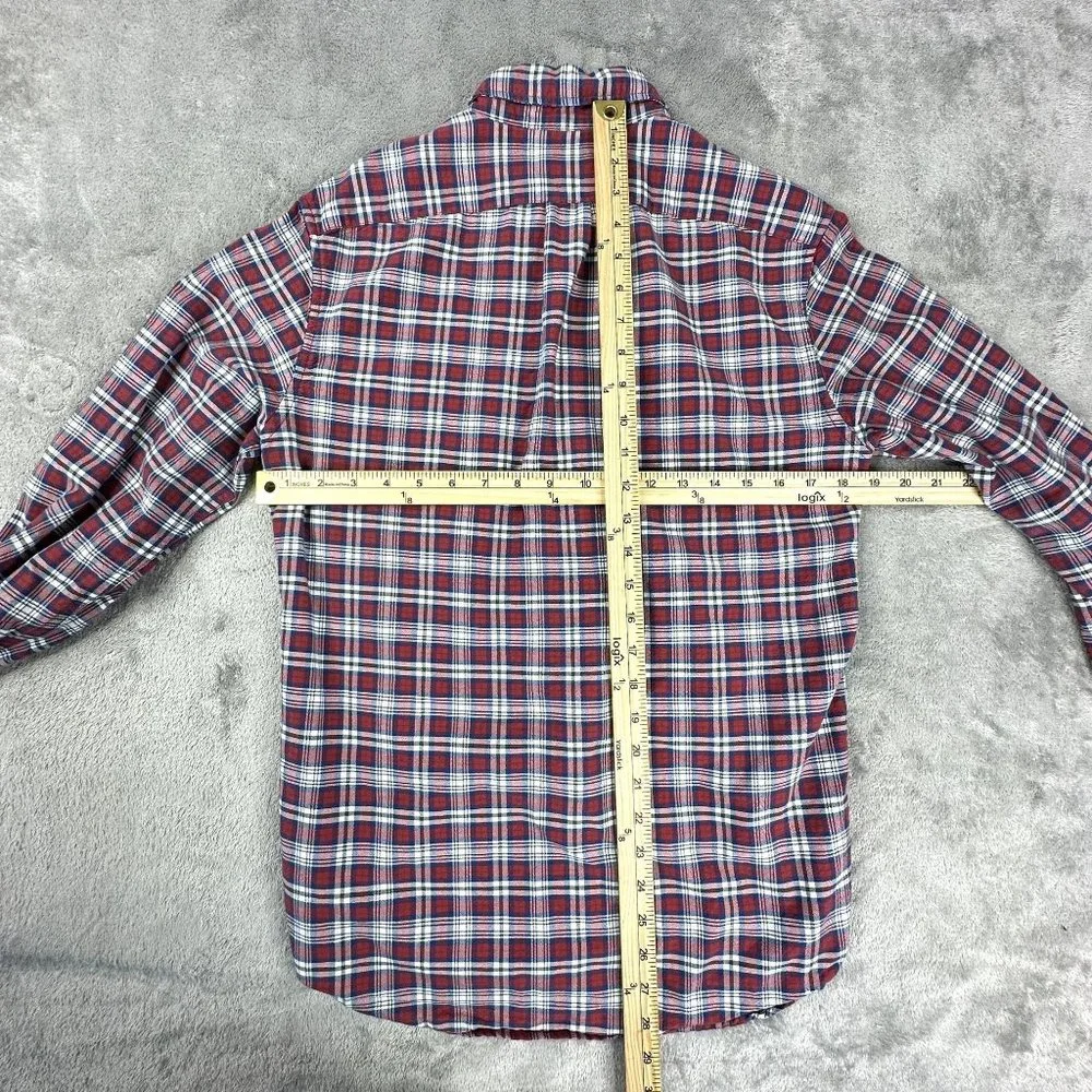 J. Crew Men's Plaid Shirt Size Small Long Sleeve Button Front Excellent conditio